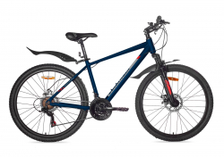 Велосипед Black Aqua Cross 2683 D 26" темно-синий GL-324D