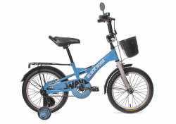 Велосипед Black Aqua Wave New 20" со светящимися колесами голубой-белый KG2028