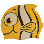 Шапочка для плавания E38898-5 детская желтая Рыбка 10018471