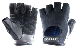 Перчатки т/а Torres нейлон замша и кожа черные PL6047