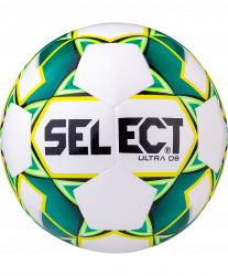 Мяч футбольный Select Ultra DB №5 белый/зеленый/желтый/черный 810218