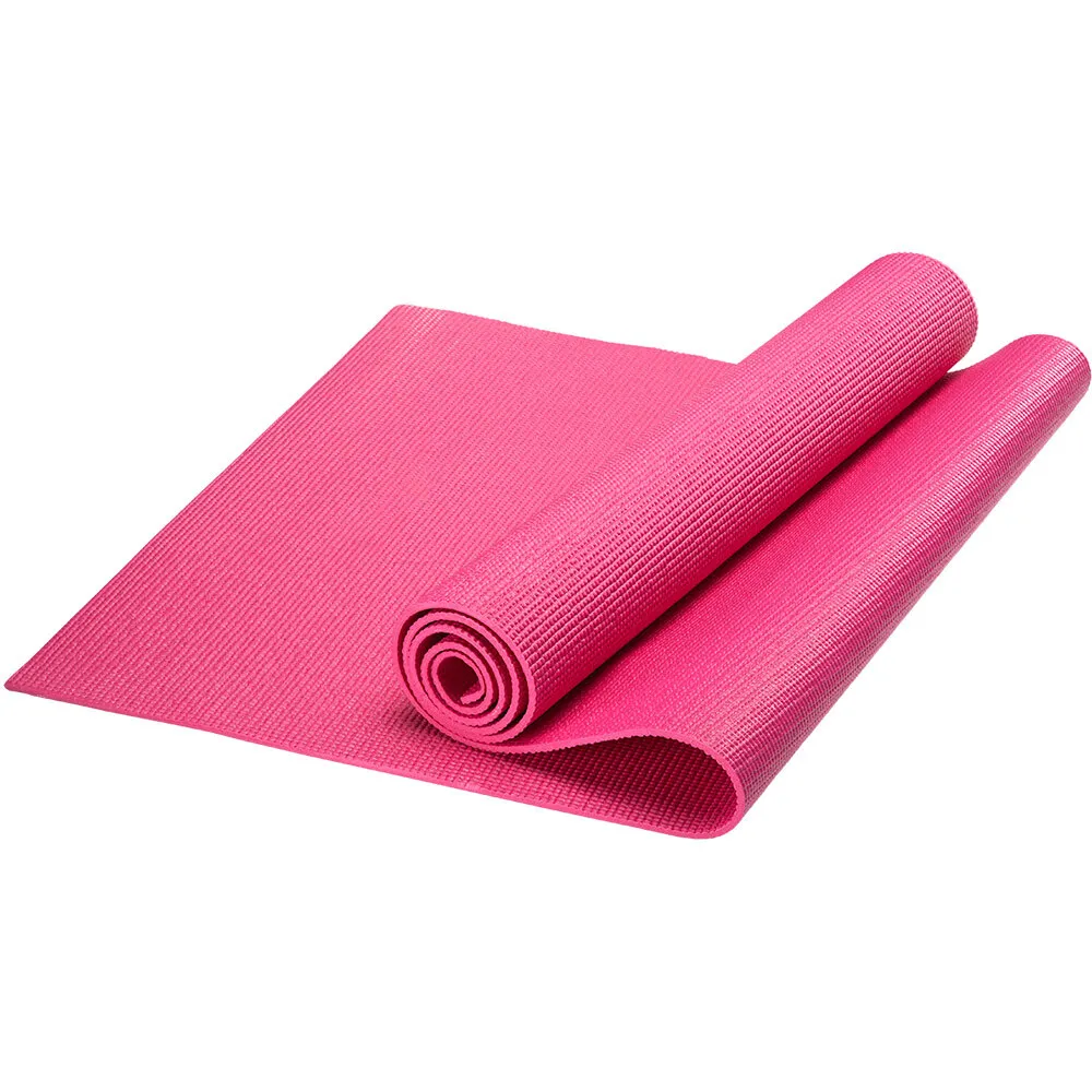 Фото Коврик для йоги 173*61*1.0 см HKEM112-10-PINK PVC розовый 10019495 со склада магазина СпортСЕ