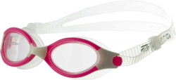 Очки для плавания Atemi B503 силикон розово-белые