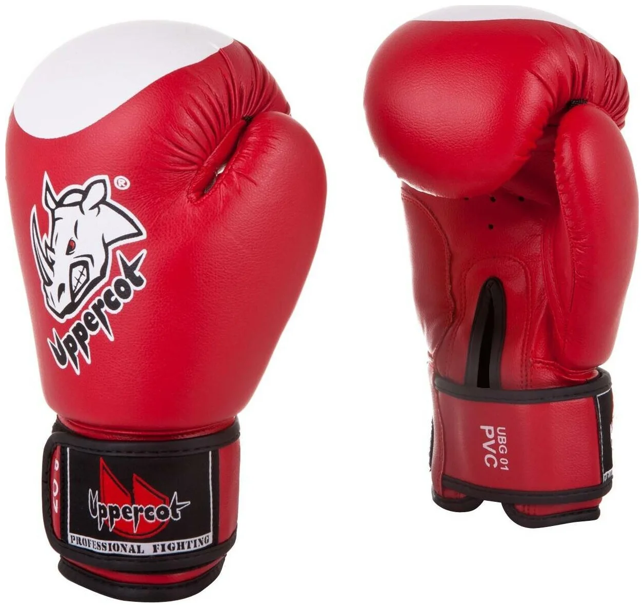 Фото Перчатки боксерские Uppercot UBG-01 DX красный со склада магазина СпортСЕ