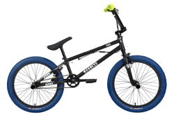 Велосипед Stark Madness BMX 2 (2024)  черный матовый/серебристый/темно-синий