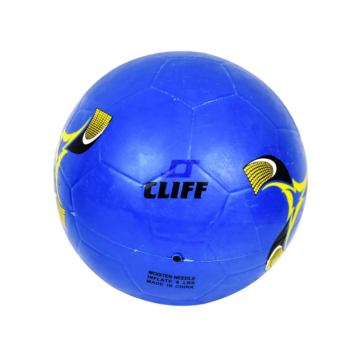 Фото Мяч резиновый футбольный №3 синий со склада магазина СпортСЕ