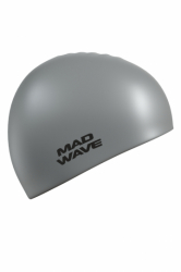 Шапочка для плавания Mad Wave Intensiv Big grey M0531 12 2 17W