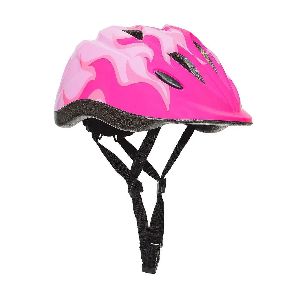 Фото Шлем Flame с регулировкой размера (50-57) розовый со склада магазина СпортСЕ