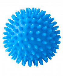 Мяч массажный 8 см BaseFit GB-601 синий УТ-00019760