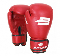 Перчатки боксерские BoyBo Basic красные BBG100