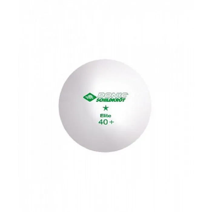 Фото Мяч для настольного тенниса Donic-Schildkröt 1* Elite белый 6шт УТ-00019021 со склада магазина СпортСЕ