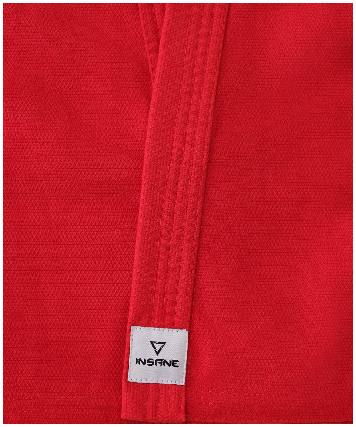 Фото Куртка для самбо INSANESTART IN22-SJ300 красный, взрослый, хлопок со склада магазина СпортСЕ