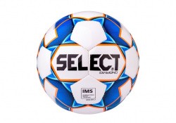 Мяч футбольный Select Diamond №5 IMS белый/синий/оранжевый 810015