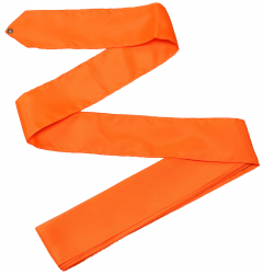 Лента для художественной гимнастики без палочки 4 м оранжевый СЕ2