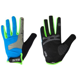 Перчатки STG AL-05-1871 полноразмерные синий/серый/черный/зеленый Х98254