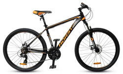 Велосипед Horst Genesis (2022) черный/оранжевый/серый