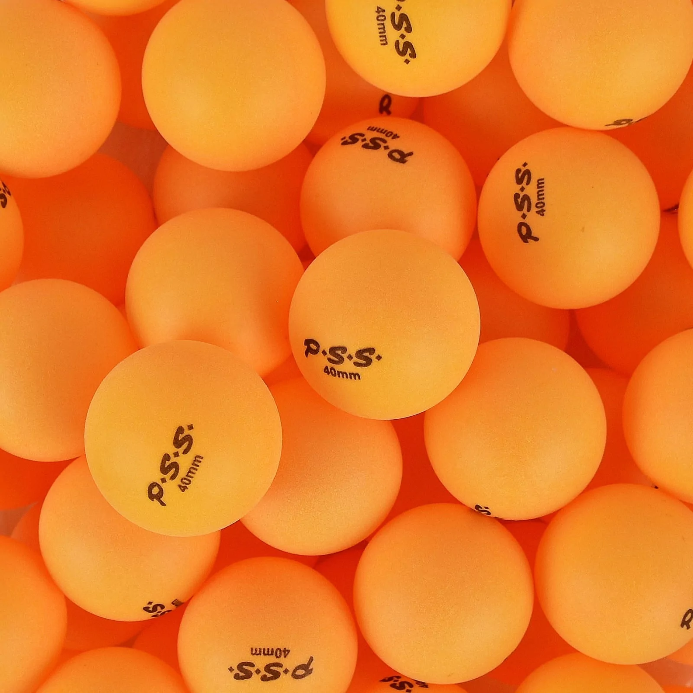 Фото Мяч для настольного тенниса PSS 40мм оранжевый 1шт. 1/140 со склада магазина СпортСЕ