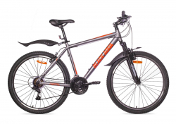 Велосипед Black Aqua Cross 2651 V matt 26" серый-оранжевый GL-317V