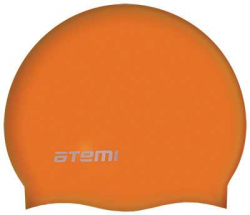 Шапочка для плавания Atemi SC306 Jr силикон оранжевая