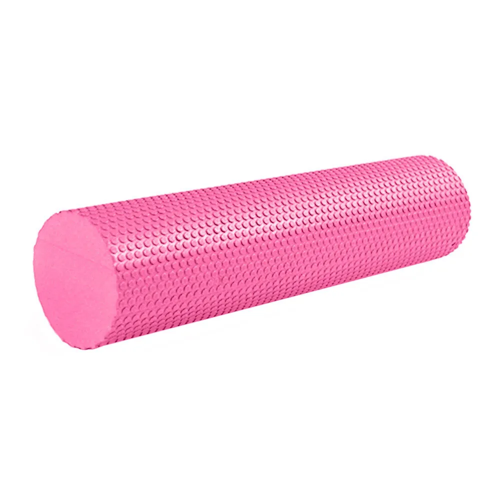 Фото Ролик для йоги 60х15см B31602-2 массажный розовый  10018196 со склада магазина СпортСЕ