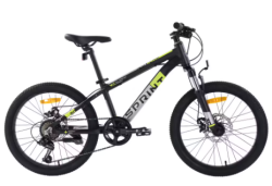 Велосипед TechTeam Sprint 22" (2023) чёрно-жёлтый